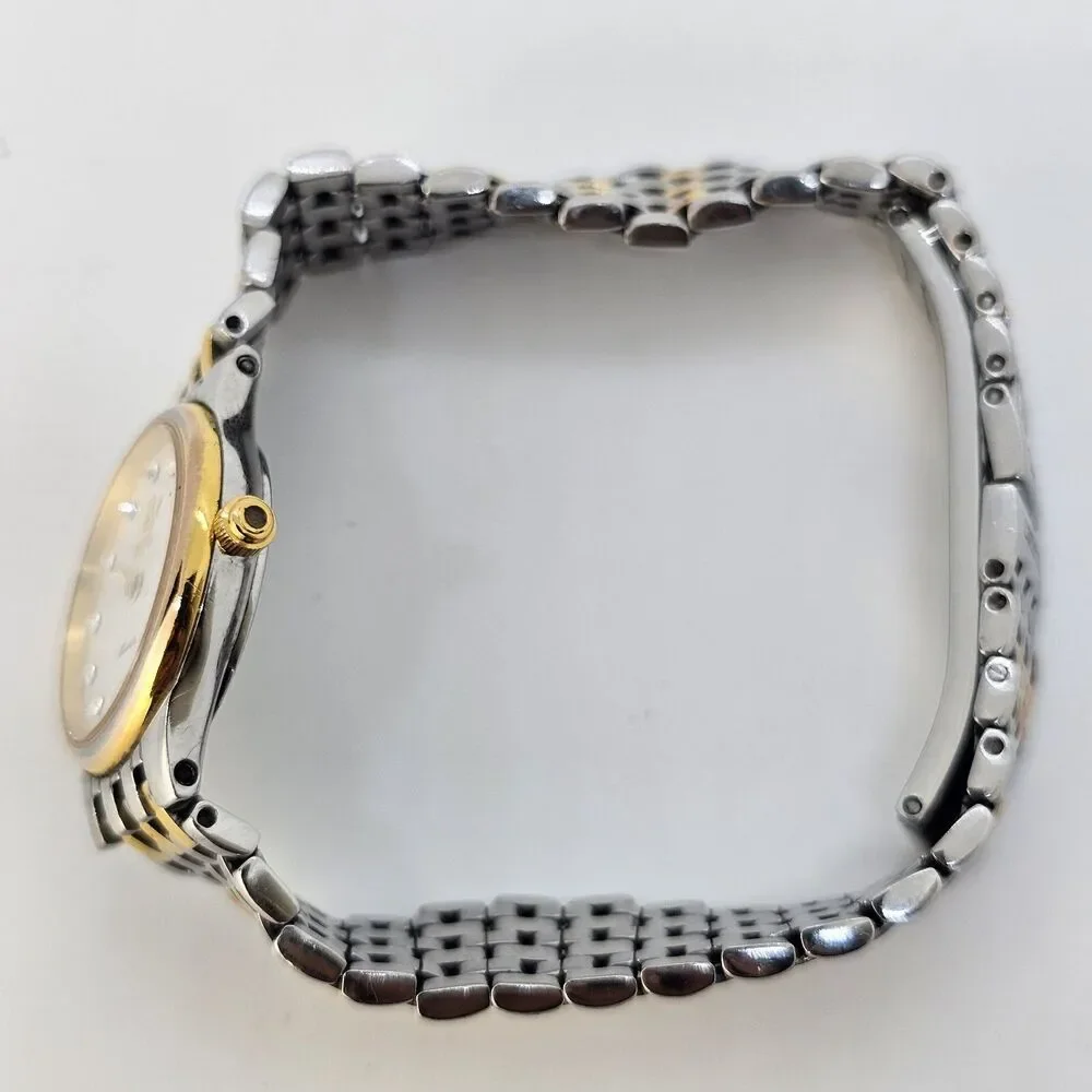 Ernest Borel Women's Watch 21MM Gray Dial Gray Gold Tone Bracelet 6